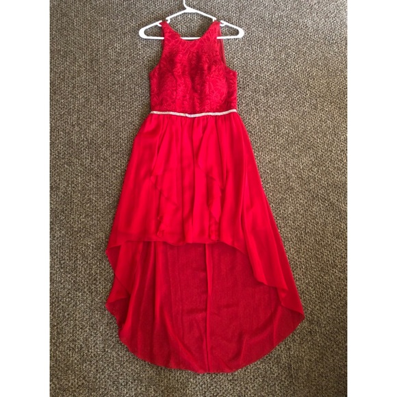 casual red dress juniors